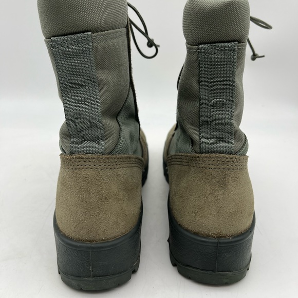 Military Boots Steel Toe UFCW Vibram Mondo Sage Green Suede Size 5 - Picture 5 of 7